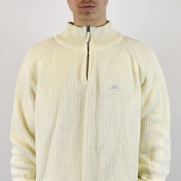 Vintage Kappa sweater pullover jumper in white