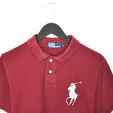 Vintage Ralph Lauren polo shirt tee blouse top in maroon