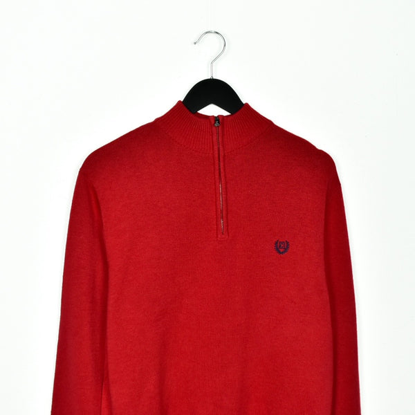 Vintage CHAPS zip up thin material longsleeve tee pullover sweatshirt