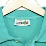 Vintage Lacoste polo shirt t-shirt pullover in turquoise/cyan