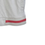 Vintage Nike sweater vest sleeveless sweater jacket zip up jacket tank top gilet vest fleece in grey and red