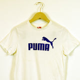 Vintage Puma t-shirt top blouse tee in white
