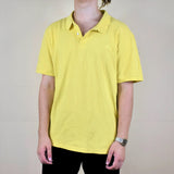 ✈️🚚WORLDWIDE POSTAGE❗️CHECK ALL PICS FOR MEASUREMENTS🌊VINTAGE YELLOW ADIDAS POLO SHIRT