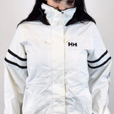 Sick White Helly Hansen jacket windbreaker parka in white