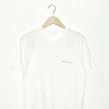 Vintage Champion V-neck t-shirt top blouse tee in white