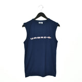 Vintage Umbro sleeveless t-shirt top blouse tee in dark blue