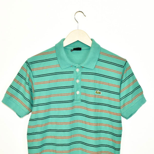 Vintage Lacoste t-shirt top blouse tee in turquoise