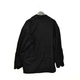 Vintage GANT bomber jacket windbreaker fleece track jacket in dark blue with a plaid inside