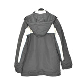 Vintage Adidas winter coat puffer jacket track fleece longsleeve tee pullover windbreaker sweatshirt in grey and beige