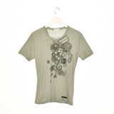 Vintage Burberry t-shirt top blouse tee in grey