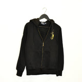 Vintage Ralph Lauren hoodie jumper sweatshirt sweater pullover in black