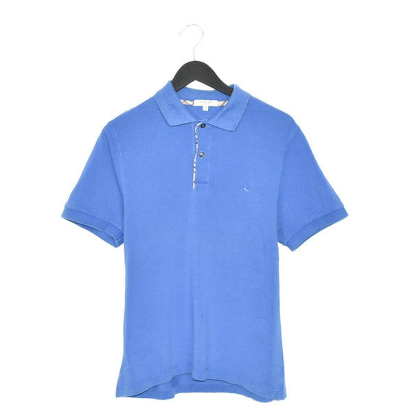 Vintage Burberry polo shirt tee blouse top in blue