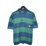 Vintage Paul&Shark polo shirt tee blouse top in blue and green