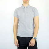 Vintage Tommy Hilfiger polo shirt t-shirt pullover in gray