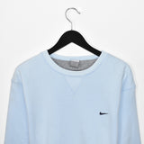 Vintage Nike sweatshirt long sleeve tee jumper pullover in baby blue
