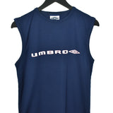 Vintage Umbro sleeveless t-shirt top blouse tee in dark blue