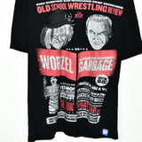 Vintage t-shirt top blouse tee in black