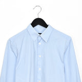 Vintage Givenchy button down formal shirt long sleeve blouse top in light blue