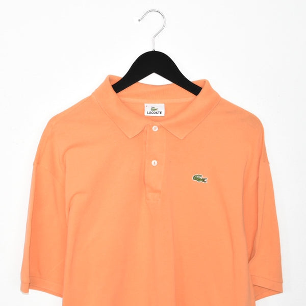 Vintage Lacoste polo shirt tee blouse top in orange
