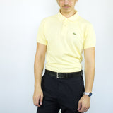 Vintage Lacoste polo shirt t-shirt pullover in beige