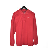 Vintage Kappa long sleeve polo shirt tee blouse top sweatshirt in red/maroon
