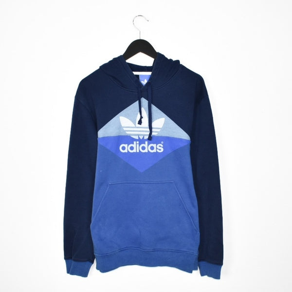 Vintage Adidas hoodie long sleeve sweatshirt jumper in blue