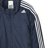 Vintage Adidas jacket windbreaker track jacket bomber jacket in dark blue