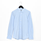 Vintage Givenchy button down formal shirt long sleeve blouse top in light blue