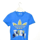 Vintage Adidas t-shirt top blouse tee in blue