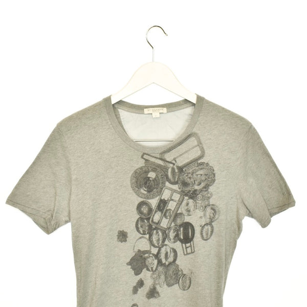 Vintage Burberry t-shirt top blouse tee in grey
