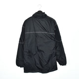 Vintage CMP two sided puffer jacket windbreaker fleece track jacket bomber jacket in black and red Unisex