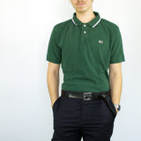 Vintage Napapijri polo shirt t-shirt pullover in green