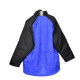 Vintage Adidas puffer jacket bomber zip up track jacket windbreaker sweatshirt longsleeve tee pullover jumper in blue and black