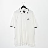 Vintage Adidas polo shirt tee blouse top in white black