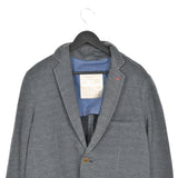 Vintage Napapijri blazer jacket track windbreaker coat pullover bomber jacket trench coat in grey