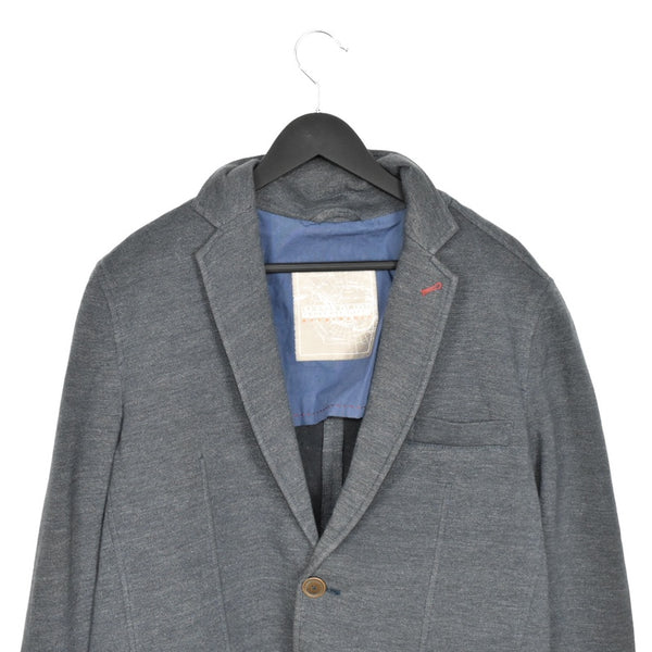 Vintage Napapijri blazer jacket track windbreaker coat pullover bomber jacket trench coat in grey