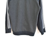 Vintage Adidas zip up hoodie sweatshirt jumper tracksuit track jacket trackie pullover long sleeve in black