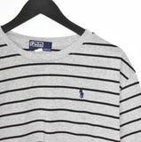 Vintage Ralph Lauren t-shirt tee blouse top in grey and black