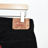 Vintage Levi’s 501 jeans bottoms pants trousers in black