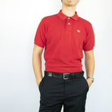 Vintage Lacoste polo shirt t-shirt pullover in red