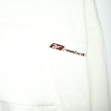 Vintage Reebok hoodie jumper sweatshirt sweater pullover in white