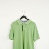 Vintage Tom Tailor polo shirt tee blouse top in light green