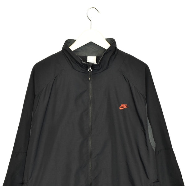 Vintage Nike jacket windbreaker fleece track jacket bomber jacket in blue