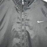 Vintage Nike windbreaker track jacket bomber jacket in black