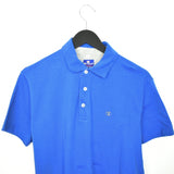 Vintage Champion polo shirt t-shirt in blue
