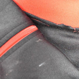 Vintage Ellesse track jacket longsleeve tee pullover windbreaker sweatshirt in red black and white