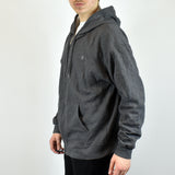 Vintage Champion zip up hoodie jumper sweatshirt sweater pullover in gray