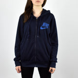 Vintage Nike zip up hoodie jumper sweater pullover sweatshirt in black