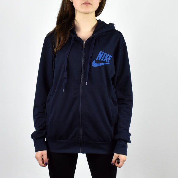 Vintage Nike zip up hoodie jumper sweater pullover sweatshirt in black