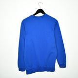 Vintage Adidas sweatshirt pullover jumper hoodie in blue and white